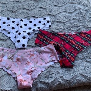 NWT Victoria’s Secret Pink panty bundle size M